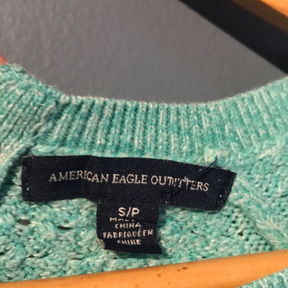 Green sweater with zipper - Picture 4 of 5